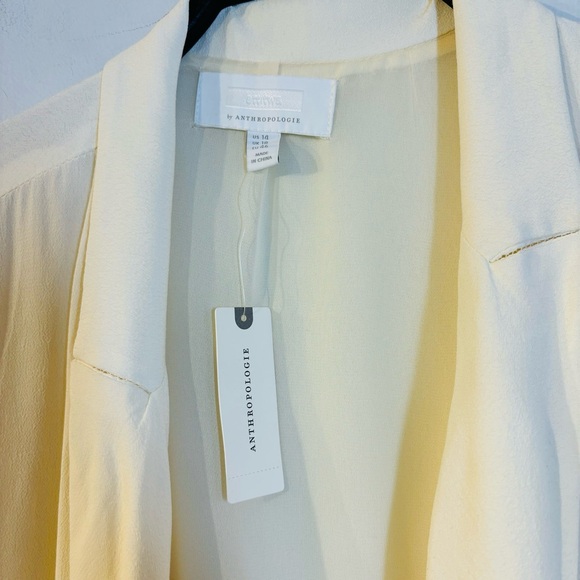 ETT: TWA Unstructured by Anthropologie Wrap Cropped Blazer Jacket New - Picture 5 of 8